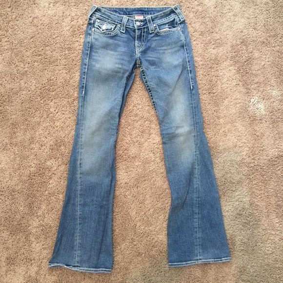True Religion Disco Joey Big T Womens Denim sz 27 - Picture 3 of 8
